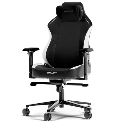 Dxracer Craft Gamerstol Epu Læder Sort Hvid