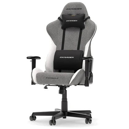 Dxracer Formula Gamerstol Tekstil Grå Hvid