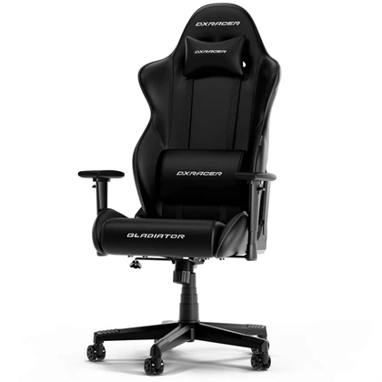 Dxracer Gladiator Gamerstol Pvc Læder Sort