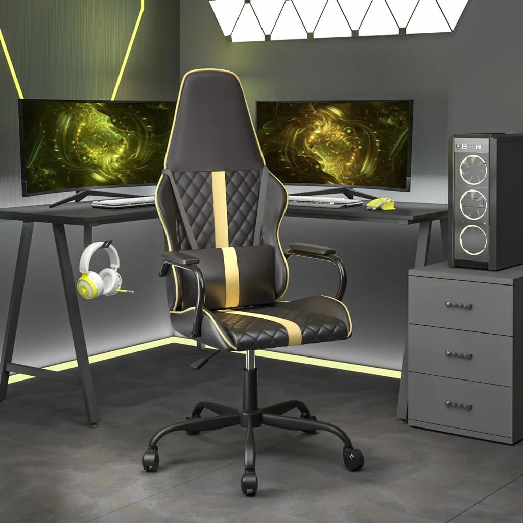Gamingstol Kunstlæder Sort Camouflage